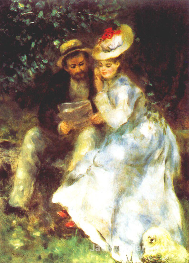 Confidences by Pierre Auguste Renoir paintings reproduction